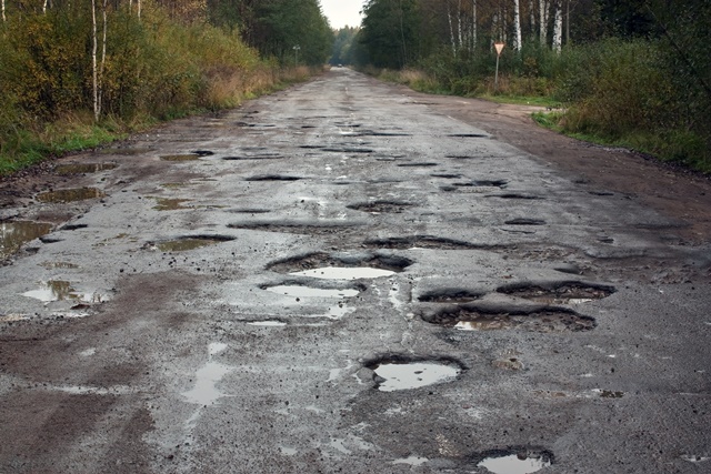 Pot holes can really damage your bike