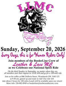 Ontario Spirit Ride 2026