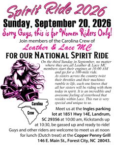 Carolinas Spirit Ride 2026